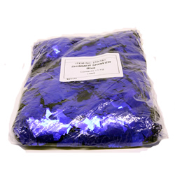 1kg Bag of Blue Flutter Chinese Glitter